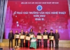 Thầy Nguyễn Văn Thánh, giáo viên trường Tiểu học Thị Trấn 1 (An Minh) đoạt giải B trong Lễ trao giải thưởng Văn học, Nghệ thuật năm 2022